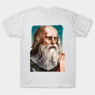 Greek philosopher Plato illustration T-Shirt